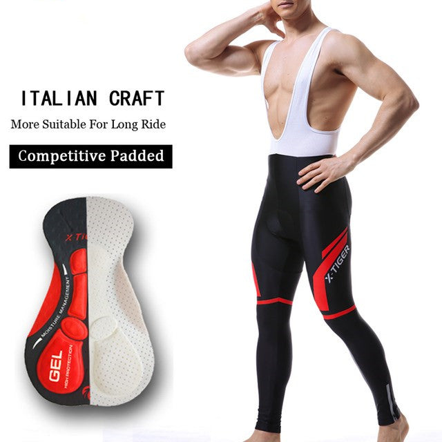 Men’s 5D Gel Cycling Pants Summer Breathable Fitness Wear