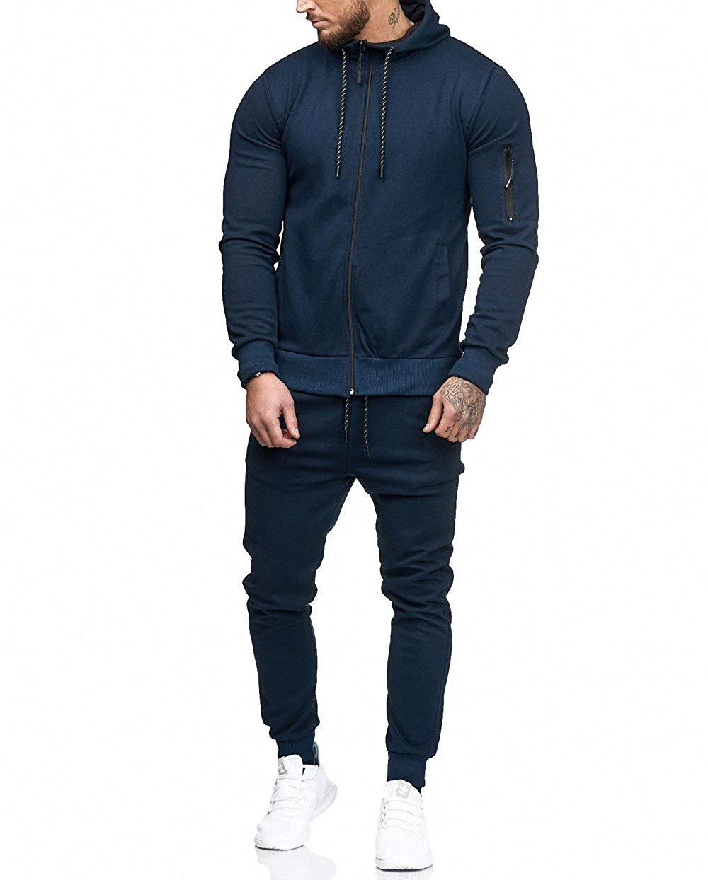 Men’s Fitness Sports Suit Casual Activewear Gym Outfit Set