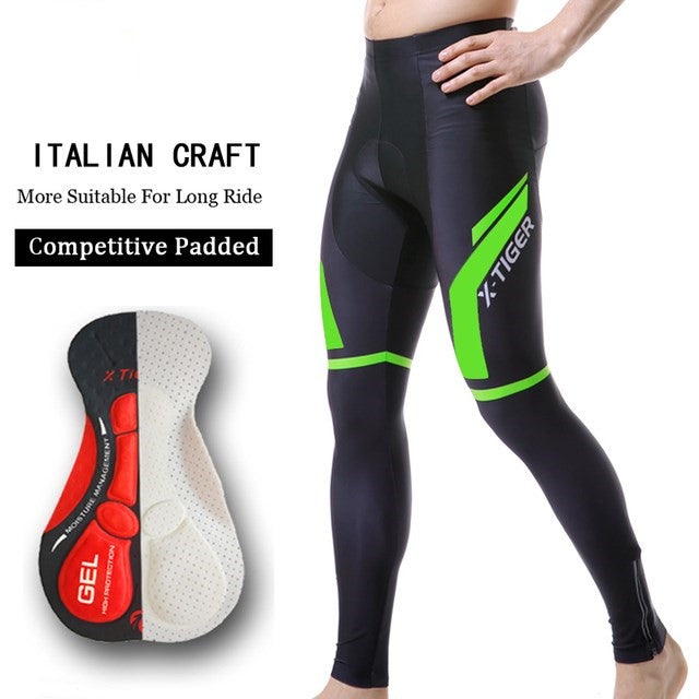 Men’s 5D Gel Cycling Pants Summer Breathable Fitness Wear