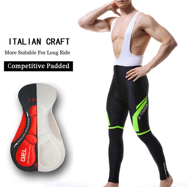 Men’s 5D Gel Cycling Pants Summer Breathable Fitness Wear