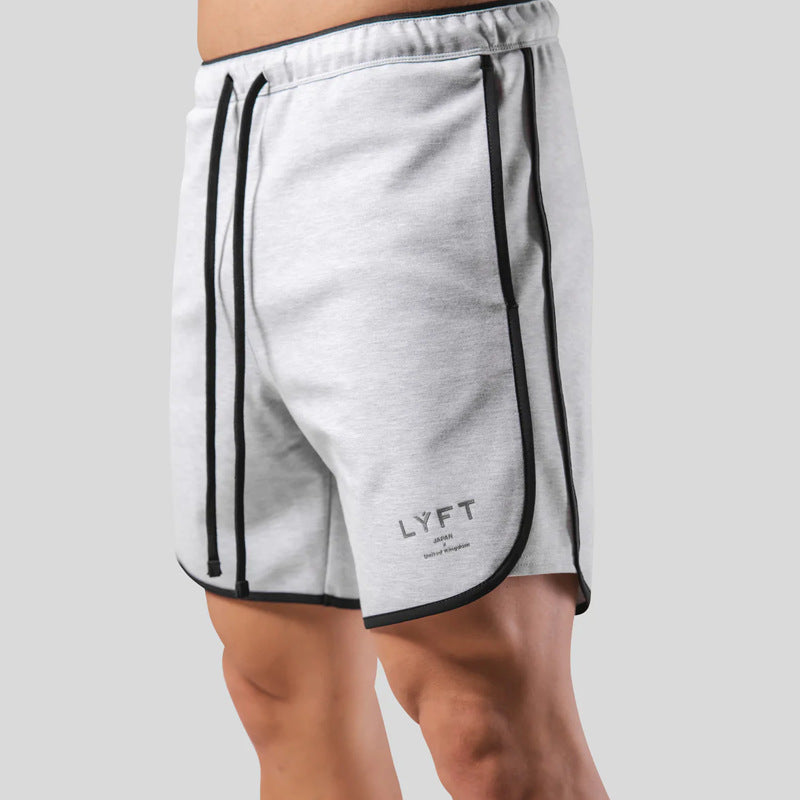 Solid Color Patchwork Jogging Pants
