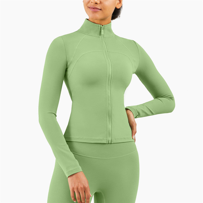 Women’s Slim Fit Running Sports Jacket for Yoga &amp; Fitness