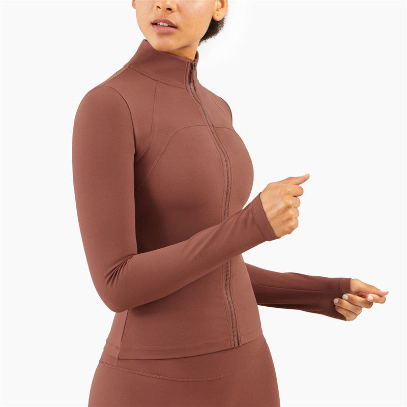 Women’s Slim Fit Running Sports Jacket for Yoga &amp; Fitness
