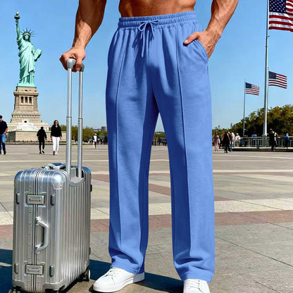 Men’s Straight Leg Jogging Pants  Casual Sports Fitness Wear