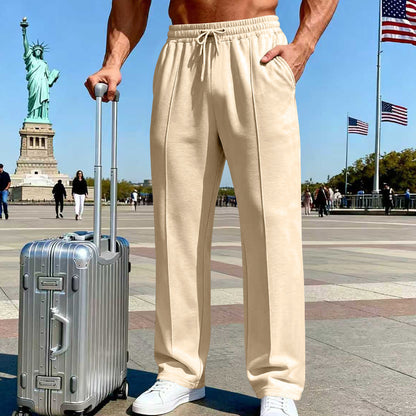 Men’s Straight Leg Jogging Pants  Casual Sports Fitness Wear