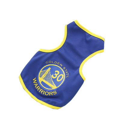 Pet Basketball Sports Vest  Breathable Athletic Wear for Dogs