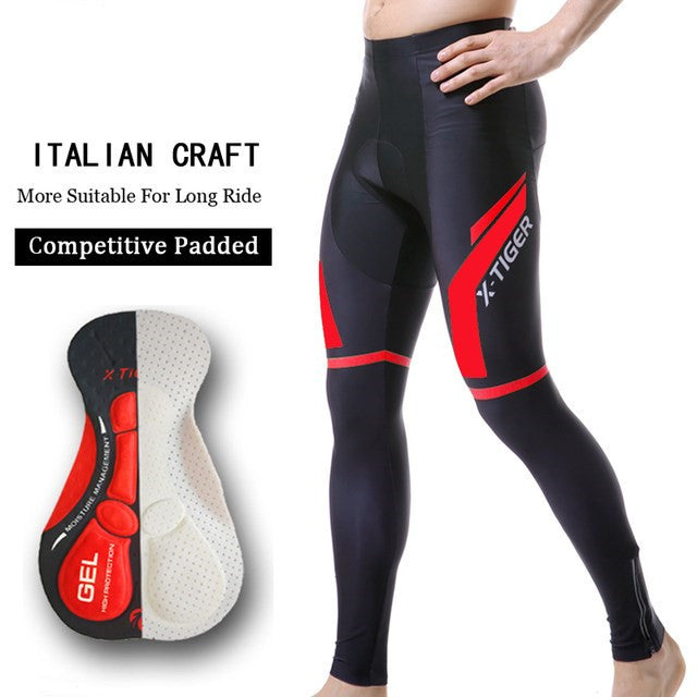 Men’s 5D Gel Cycling Pants  Summer Breathable Fitness Wear