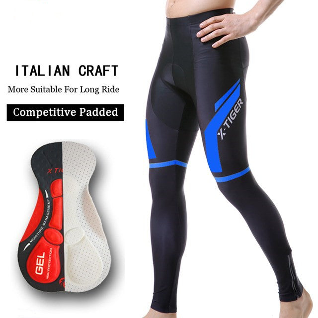 Men’s 5D Gel Cycling Pants  Summer Breathable Fitness Wear