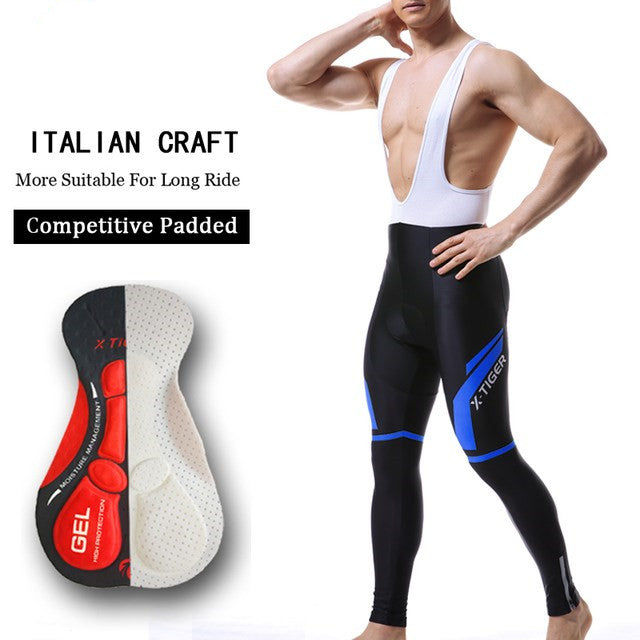Men’s 5D Gel Cycling Pants  Summer Breathable Fitness Wear