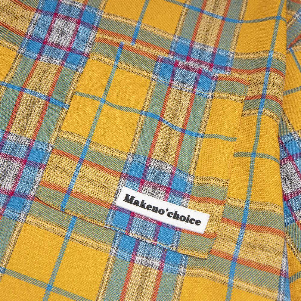 Loose Plaid Short-sleeved Shirt For Men