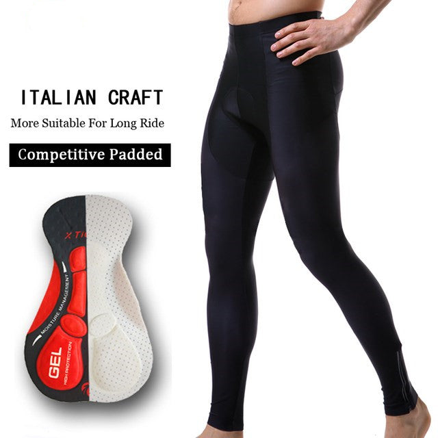 Men’s 5D Gel Cycling Pants  Summer Breathable Fitness Wear